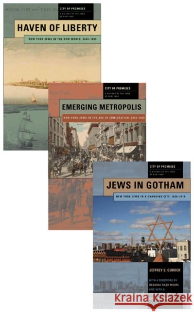 City of Promises: A History of the Jews of New York, 3-Volume Box Set Rock, Howard B. 9780814717318 New York University Press
