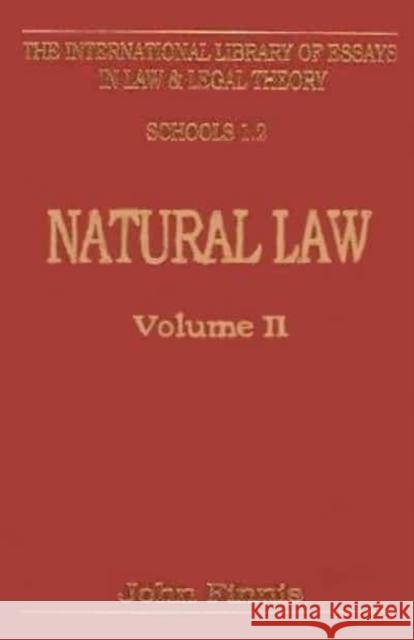 Natural Law (Vol. 2) John Finnis 9780814726044 New York University Press