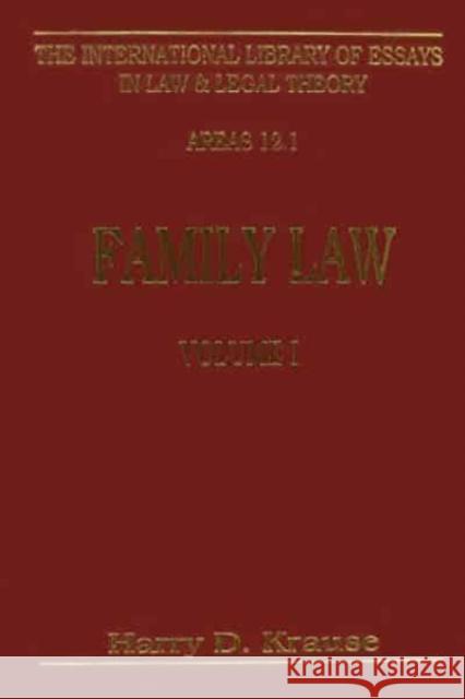 Family Law (Vol. 1) Ann McGinley Harry Krause Frank Cooper 9780814746325 New York University Press