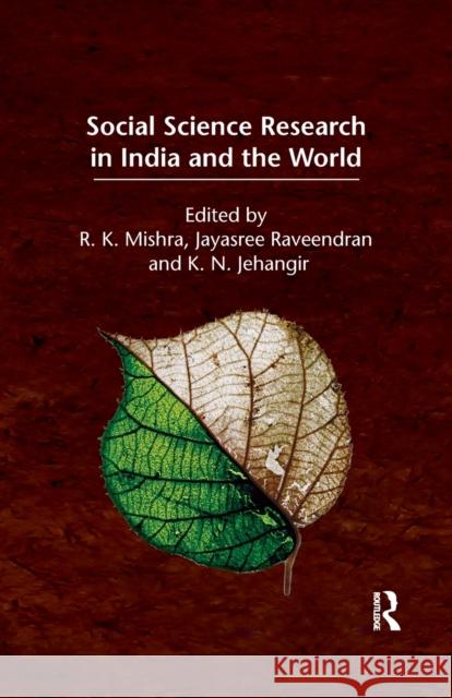 Social Science Research in India and the World  9780815373292 