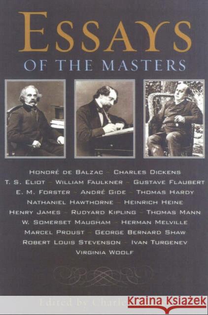 Essays of the Masters Charles Neider 9780815410973