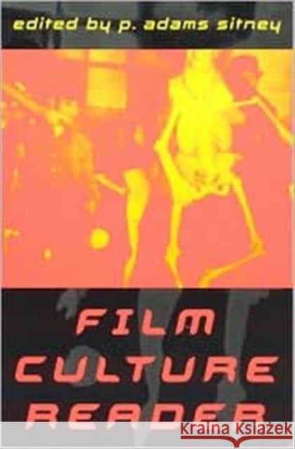 Film Culture Reader P. Adams Sitney 9780815411017 Cooper Square Publishers