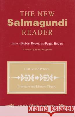 The New Salmagundi Reader Robert Boyers Peggy Boyers 9780815603849 Syracuse University Press