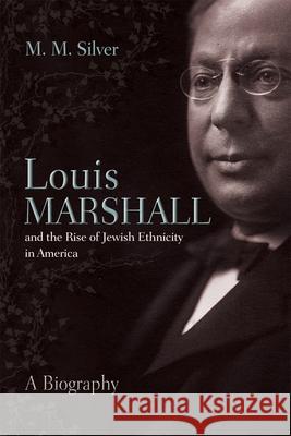 Louis Marshall and the Rise of Jewish Ethnicity in America: A Biography Silver, Matthew 9780815610007 Syracuse University Press