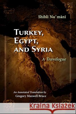 Turkey, Egypt, and Syria: A Travelogue Gregory Maxwell Bruce 9780815636540 Syracuse University Press