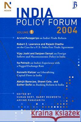 India Policy Forum Bery, Suman 9780815708810