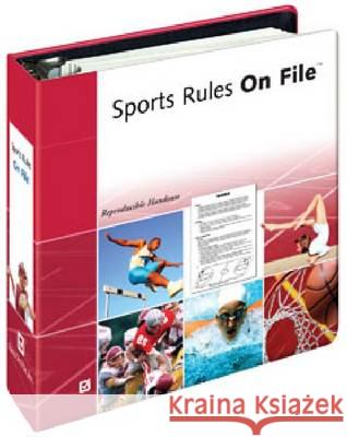 Sports Rules on File& #153; Diagram Group 9780816041176 Facts on File