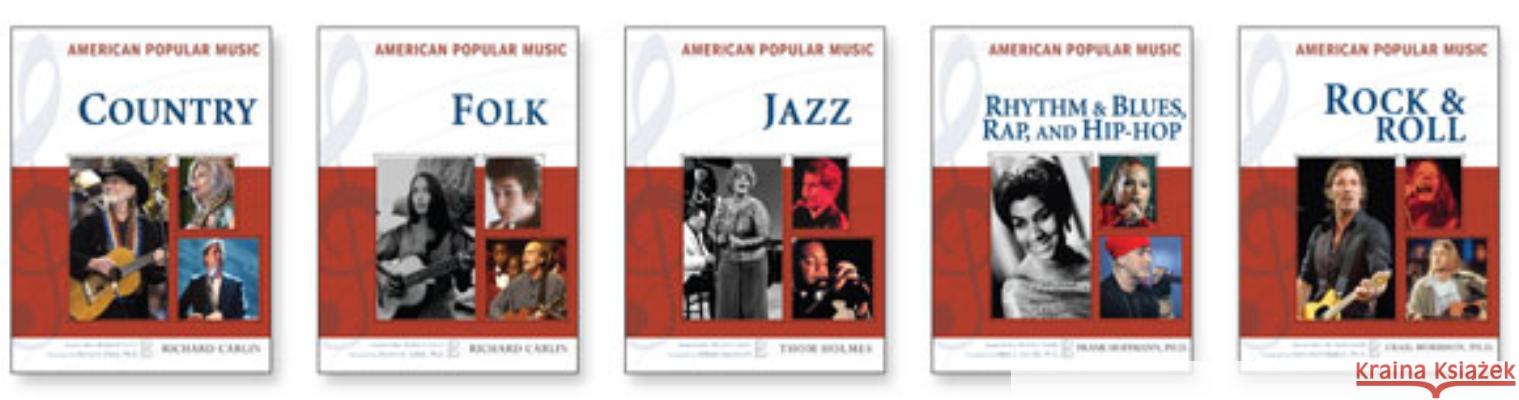 American Popular Music Set Richard Carlin Craig Morrison Thom Holmes 9780816053094