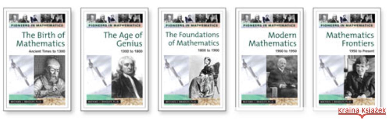 Pioneers in Mathematics Set Chelsea House Publishers   9780816054220 Chelsea House Publishers