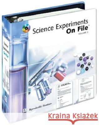 Science Experiments on File v. 2 Pam Walker Elaine Wood 9780816057351 Facts on File