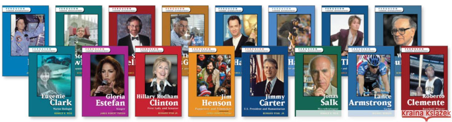 Ferguson Career Biographies Set Chelsea House Publishers   9780816068340