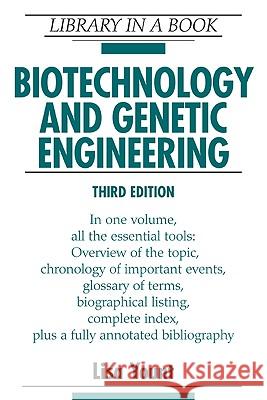 Biotechnology and Genetic Engineering Lisa Yount 9780816072170 Facts on File