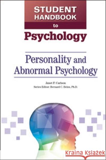 Personality and Abnormal Psychology Carlson, Janet F. 9780816082872