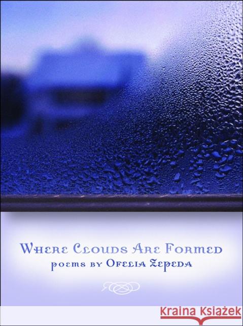 Where Clouds Are Formed: Volume 63 Zepeda, Ofelia 9780816527786 University of Arizona Press