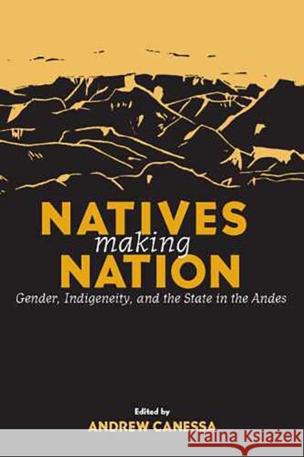 Natives Making Nation: Gender, Indigeneity, and the State in the Andes Canessa, Andrew 9780816530137 0