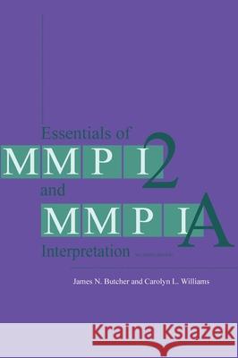 Essentials of Mmpi-2 and Mmpi-A Interpretation Butcher, James N. 9780816635528