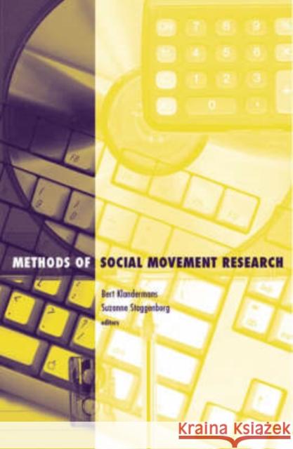 Methods of Social Movement Research Klandermans, Bert 9780816635955 University of Minnesota Press