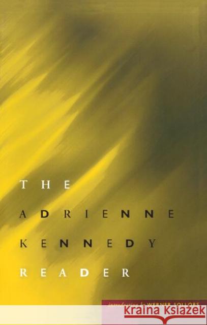 The Adrienne Kennedy Reader Kennedy, Adrienne 9780816636037 University of Minnesota Press