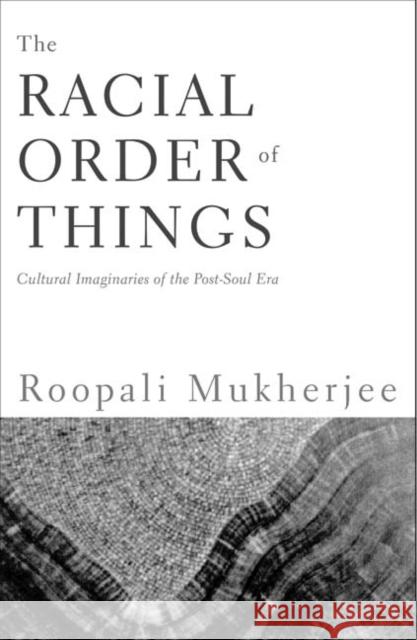 The Racial Order Of Things : Cultural Imaginaries Of The Post-Soul Era Roopali Mukherjee 9780816647057