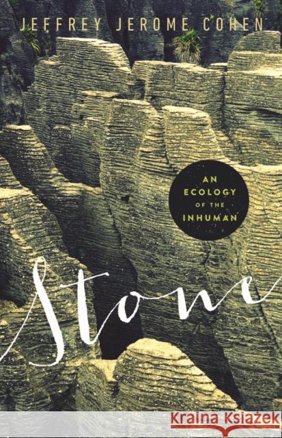 Stone: An Ecology of the Inhuman Cohen, Jeffrey Jerome 9780816692620