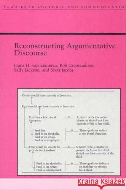 Reconstructing Argumentative Discourse Frans H. Van Eemeren Rob Grootendorst Sally Jackson 9780817312299 University of Alabama Press