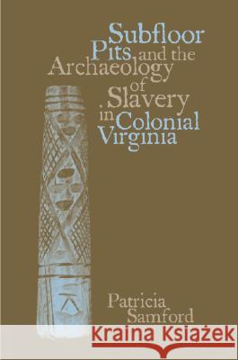 Subfloor Pits and the Archaeology of Slavery in Colonial Virginia Patricia Samford 9780817315863
