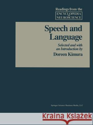Speech and Language Adelman 9780817634001