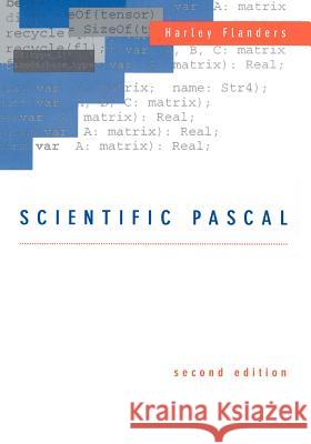 Scientific Pascal Harley Flanders H. Flanders 9780817637606 Birkhauser