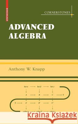 Advanced Algebra Anthony W. Knapp 9780817645229 Birkhauser Boston Inc