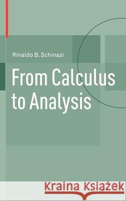 From Calculus to Analysis Schinazi, Rinaldo B. 9780817682880