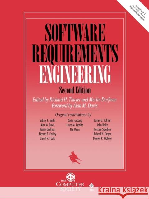 Software Requirements Engineering 2e Rev Thayer, Richard H. 9780818677380