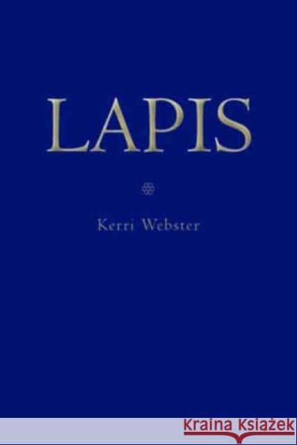 Lapis Kerri Webster 9780819500076 Wesleyan University Press