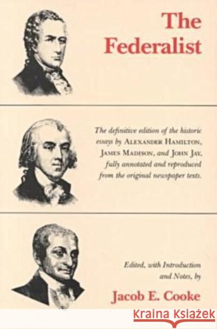 The Federalist Jacob E. Cooke 9780819560773