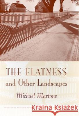 The Flatness and Other Landscapes Martone, Michael 9780820324791