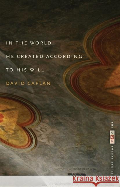 In the World He Created According to His Will David Caplan 9780820334738 University of Georgia Press