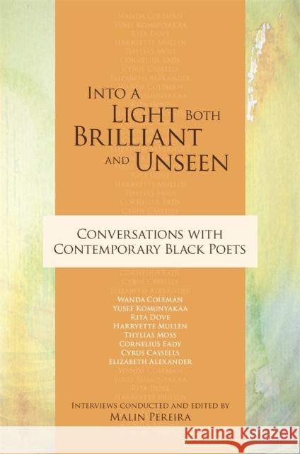 Into a Light Both Brilliant and Unseen Pereira, Malin 9780820337135 University of Georgia Press