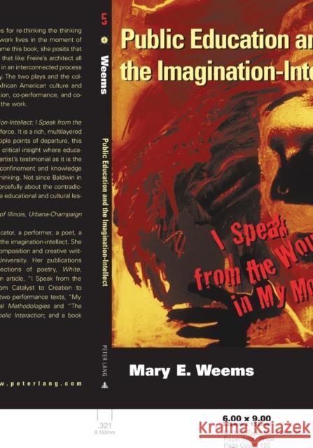 Public Education and the Imagination-Intellect: I Speak from the Wound in My Mouth Denzin, Norman K. 9780820458281