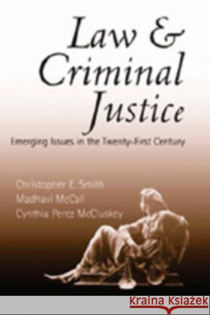 Law and Criminal Justice: Emerging Issues in the Twenty-First Century Dejong, Christina 9780820472720 Peter Lang Publishing