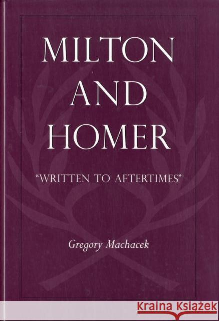 Milton and Homer: 