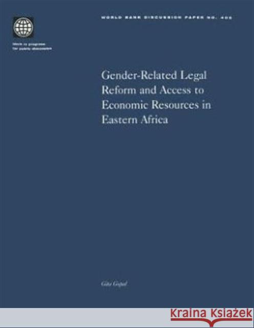 Gender-Related Legal Reform and Access to Economic Resources in Eastern Africa  9780821345665 WORLD BANK PUBLICATIONS