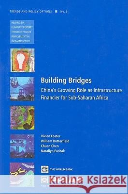 Building Bridges: China's Growing Role as Infrastructure Financier for Sub-Saharan Africa Foster, Vivien 9780821375549