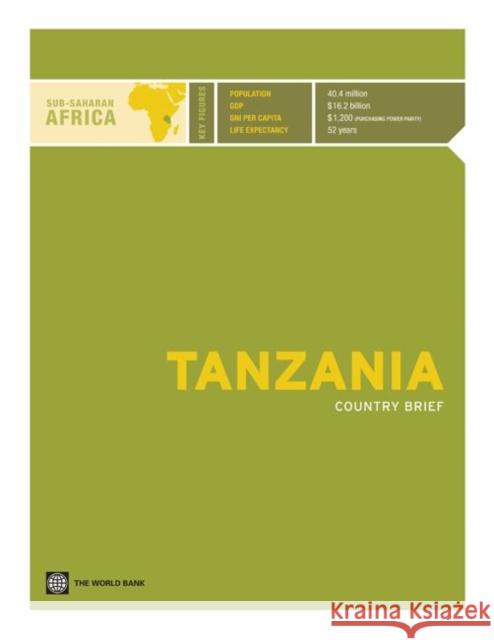 Tanzania Country Brief World Bank Group 9780821378687 World Bank Publications