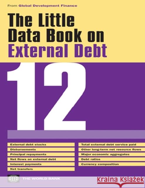 The Little Data Book on External Debt 2012 World Bank Group 9780821389997