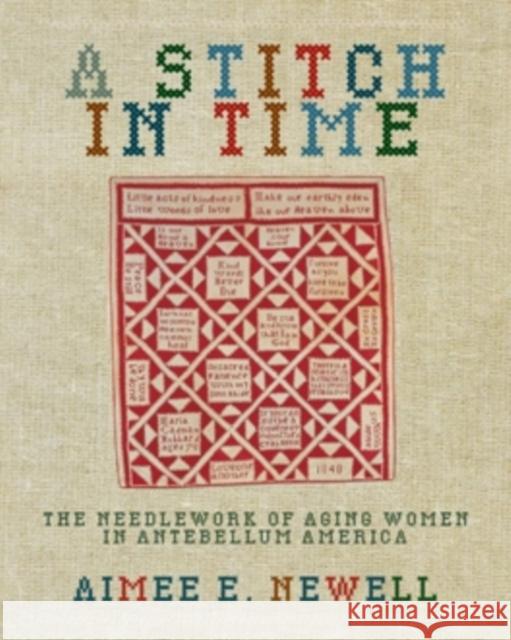A Stitch in Time: The Needlework of Aging Women in Antebellum America Aimee E. Newell 9780821420522 Ohio University Press