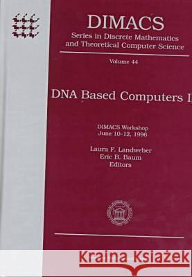 DNA Based Computers II  9780821807569 AMERICAN MATHEMATICAL SOCIETY