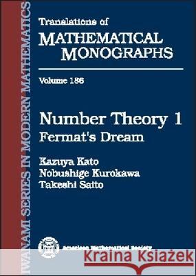 Number Theory, Volume 1 Kazuya Kato N. Kurokawa 9780821808634