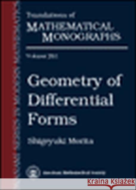 Geometry of Differential Forms Morita Shigeyuki 9780821810453