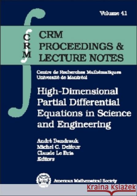 High-dimensional Partial Differential Equations in Science and Engineering  9780821838532 American Mathematical Society