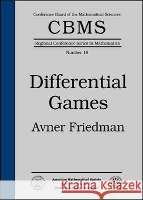 Differential Games  9780821838792 American Mathematical Society
