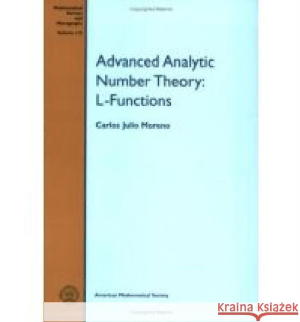 Advanced Analytic Number Theory: L-functions  9780821842669 Chelsea Publishing